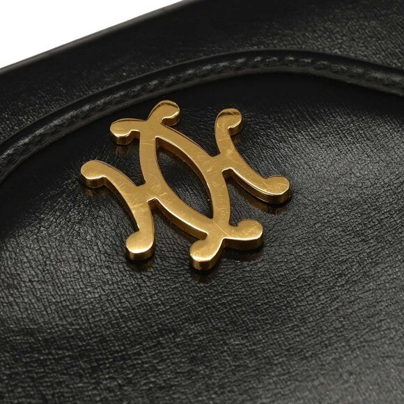 Hermes Black Box Calf Double H Shoulder Bag 196188 - Picture 5 of 9